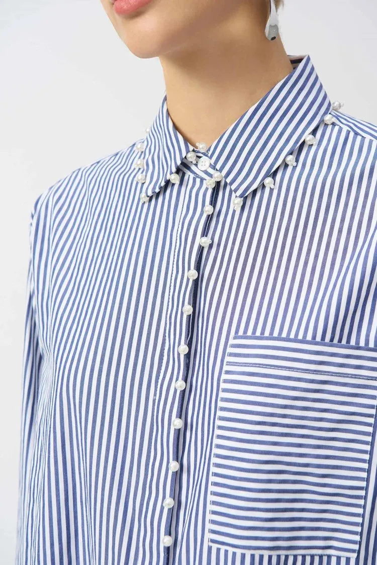 Striped Stretch Cotton Shirt