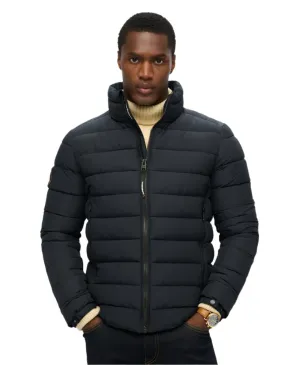 Superdry Mens Fuji Emb Padded Jacket Eclipse Navy