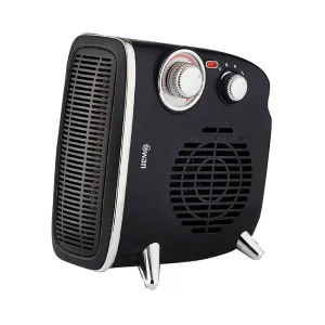 Swan Vertical or Horizontal Retro Fan Heater Black | Grey | Red