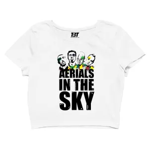 System Of A Down Crop Top - Aerials In The Sky