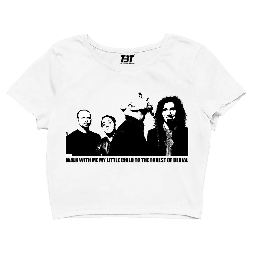 System Of A Down Crop Top - Forest