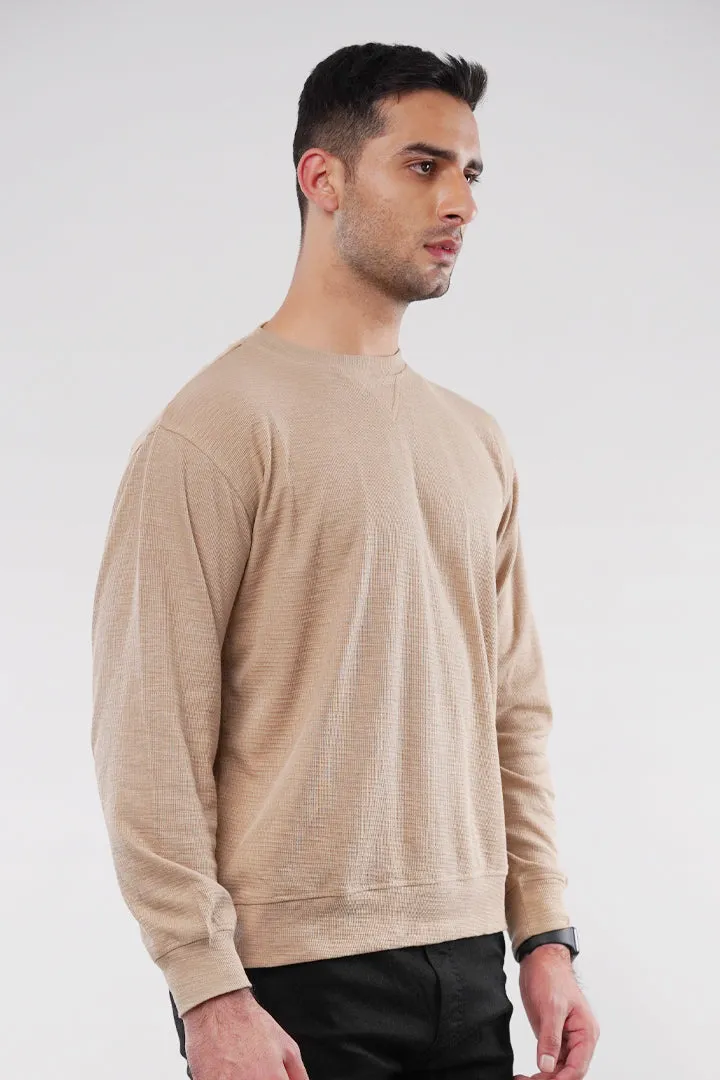 Thermal Sweatshirt - Sand