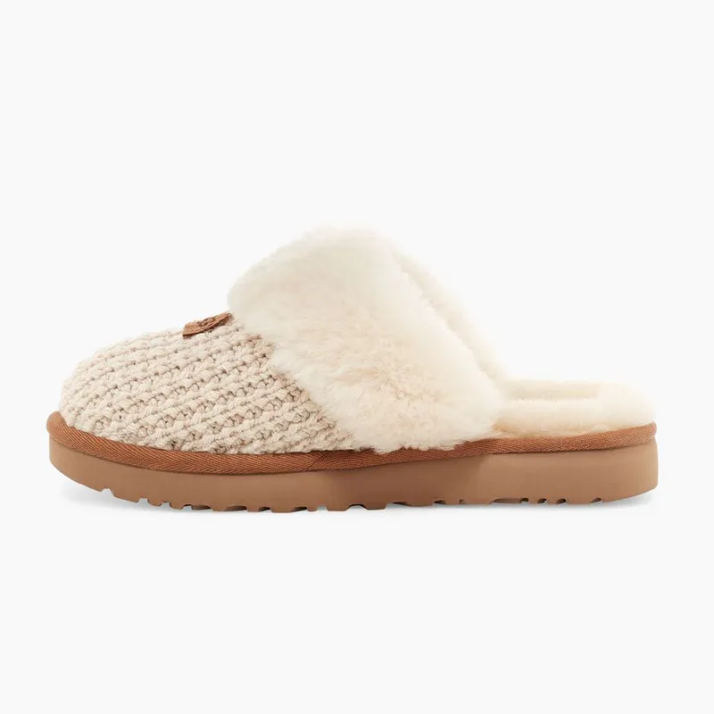 UGG Cozy Knit Slipper in Cream - Women's