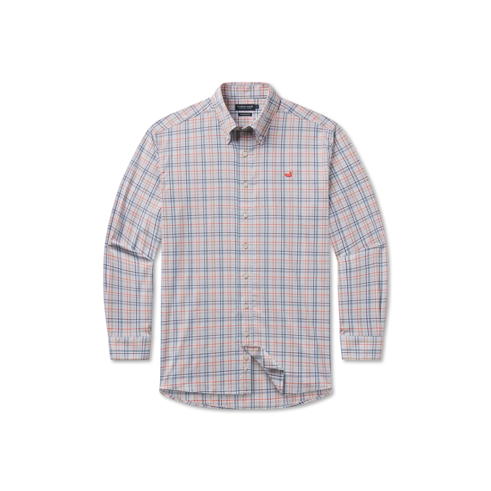 Van Buren Performance Grid Dress Shirt