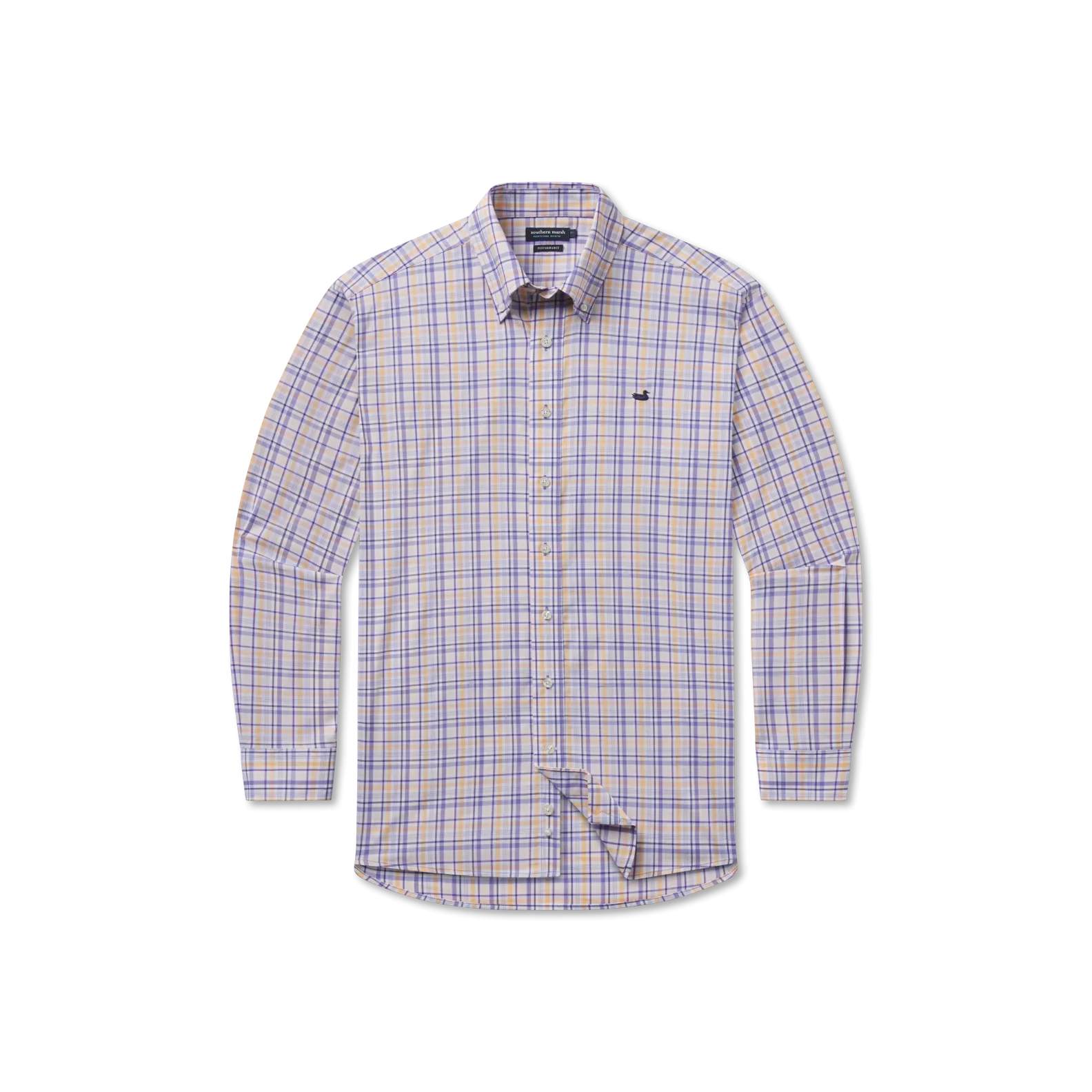 Van Buren Performance Grid Dress Shirt