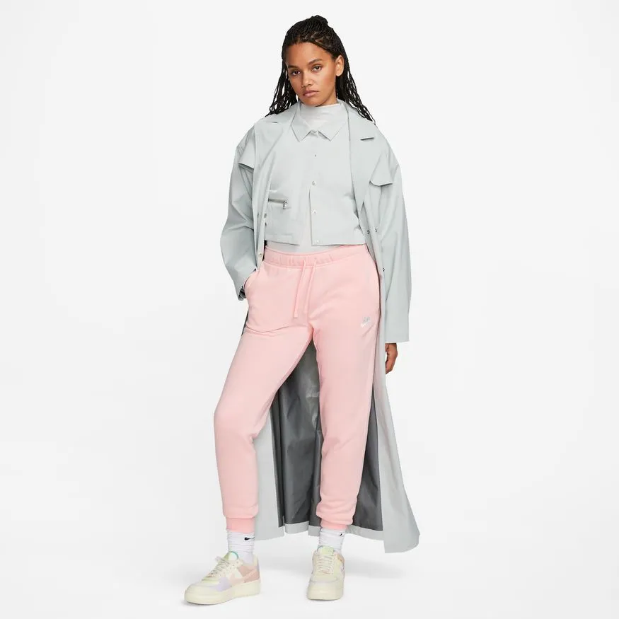 Women's Nike Sportswear Club Fleece - MED SOFT PINK/WHITE