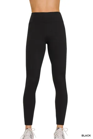 Zenana Reg/Plus Microfiber Leggings